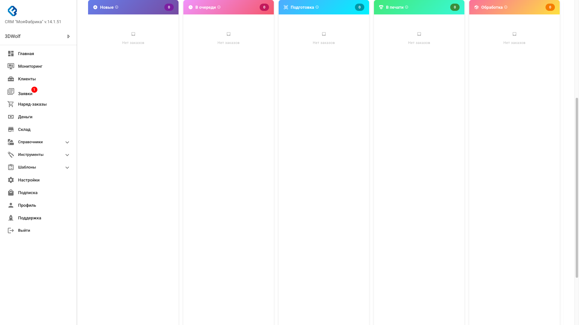 Канбан-доска заказов